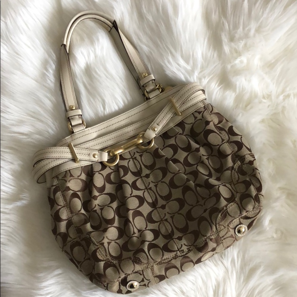 Coach Hobo Style Monogram Bag